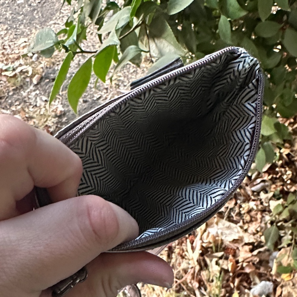 Steve Madden Shimmering Silver Wristlet - Picture 11 of 15